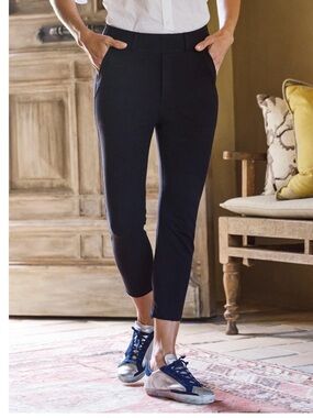 FRANK & EILEEN MURPHY BILLION DOLLAR CROP STRETCH LEGGINGS PANTS BLACK L